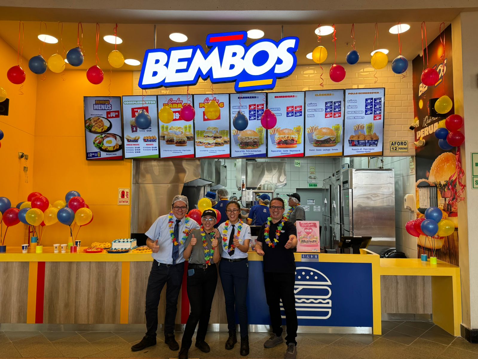 Bembos abre su quinta tienda en Arequipa y consolida su expansión regional en el sur del país