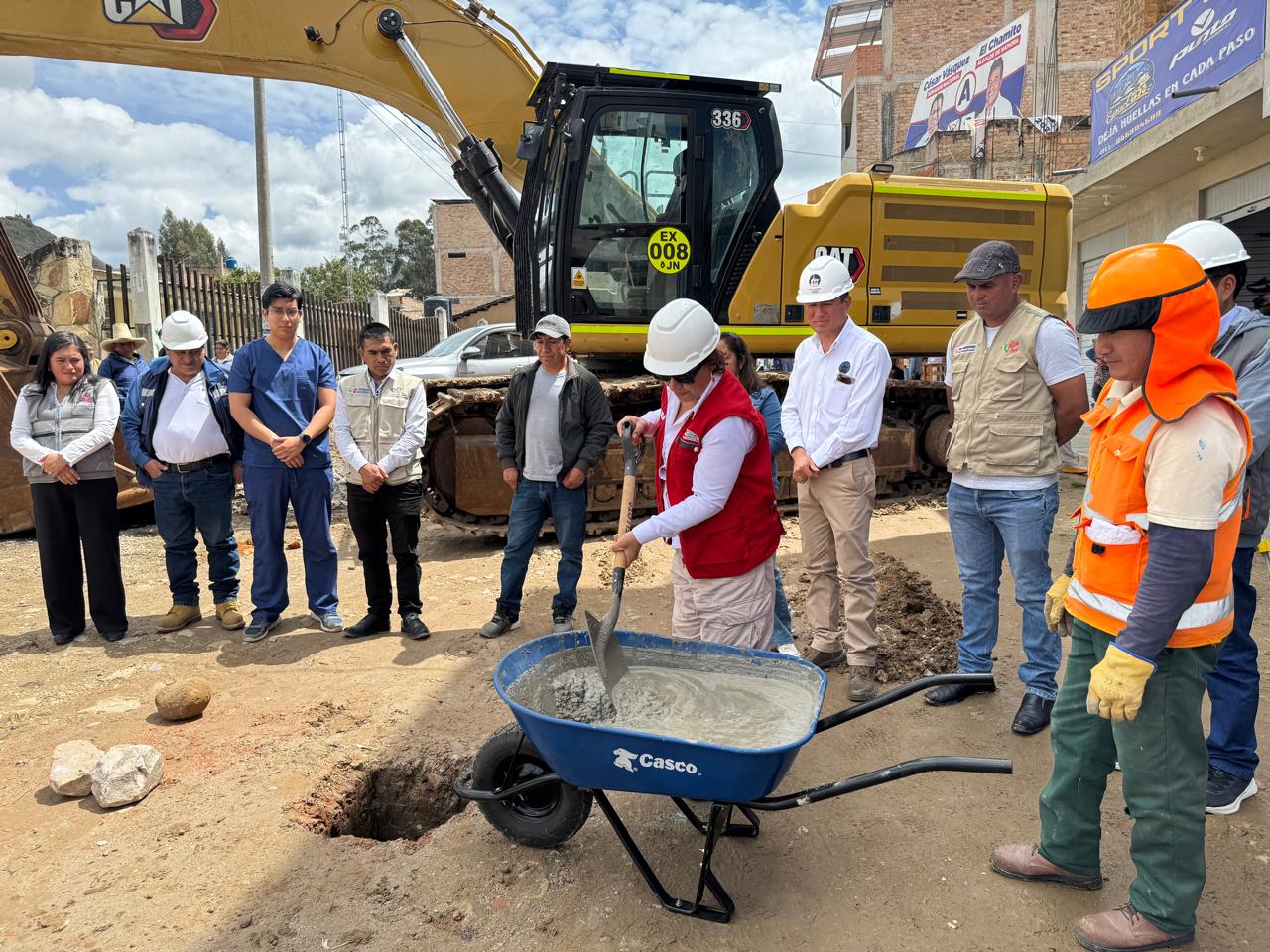¡Obras para Cajamarca! Ministerio de Vivienda pone primera piedra del proyecto de movilidad urbana en el distrito de Namora