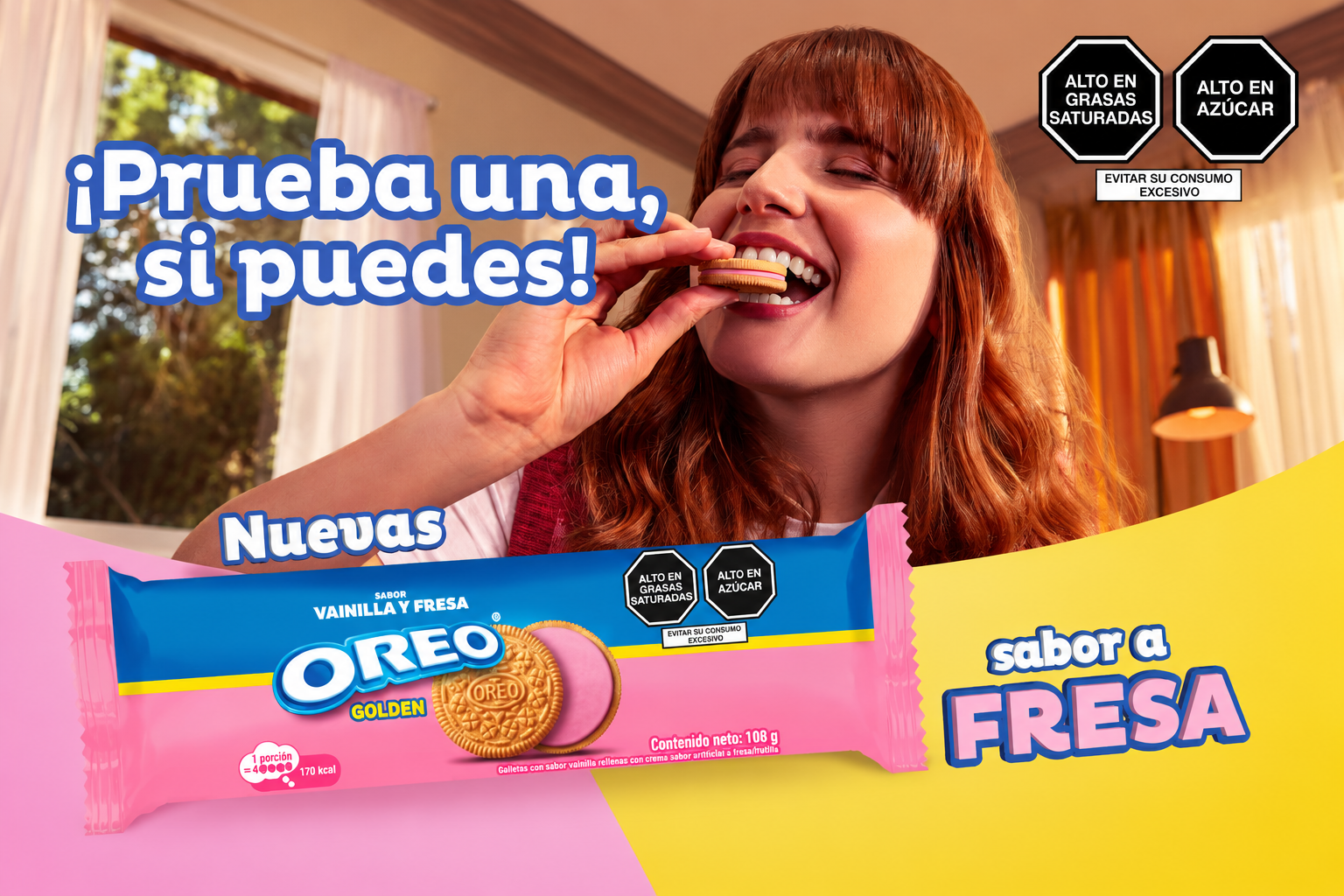 Oreo amplía su oferta en Perú y lanza su nueva versión sabor fresa