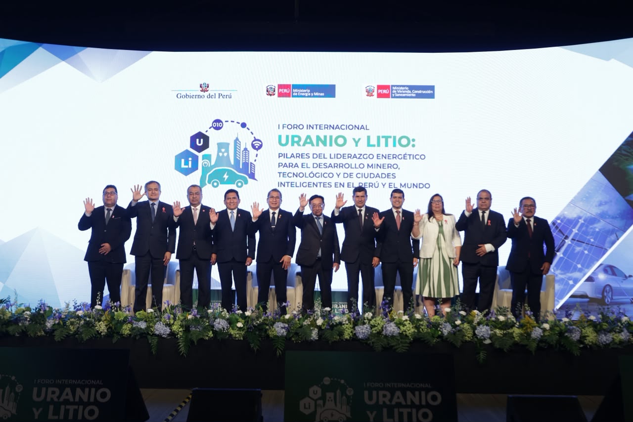 ¡Por un desarrollo sostenible! Gobierno peruano inauguraprimer foro internacional sobre el uso estratégico del uranio y el litio en el país