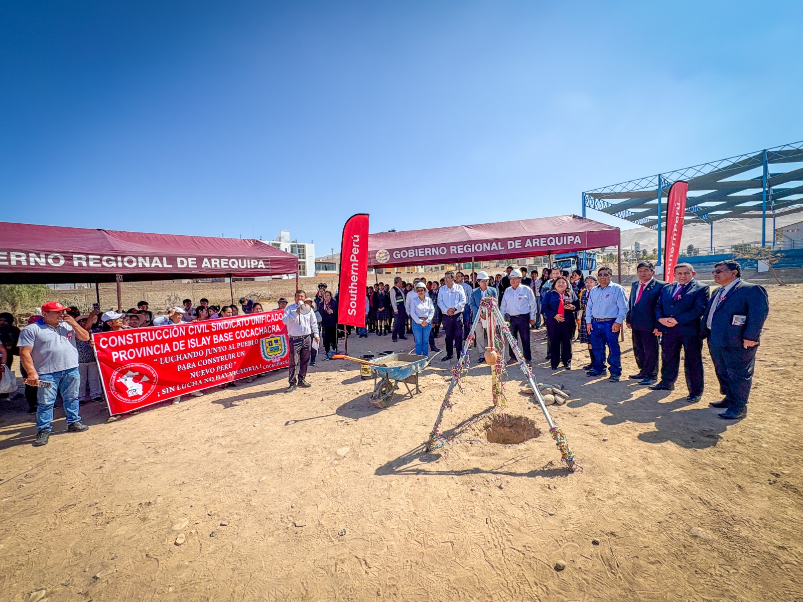 Southern Perú inicia la construcción de moderna infraestructura educativa en Cocachacra mediante Obras por Impuestos