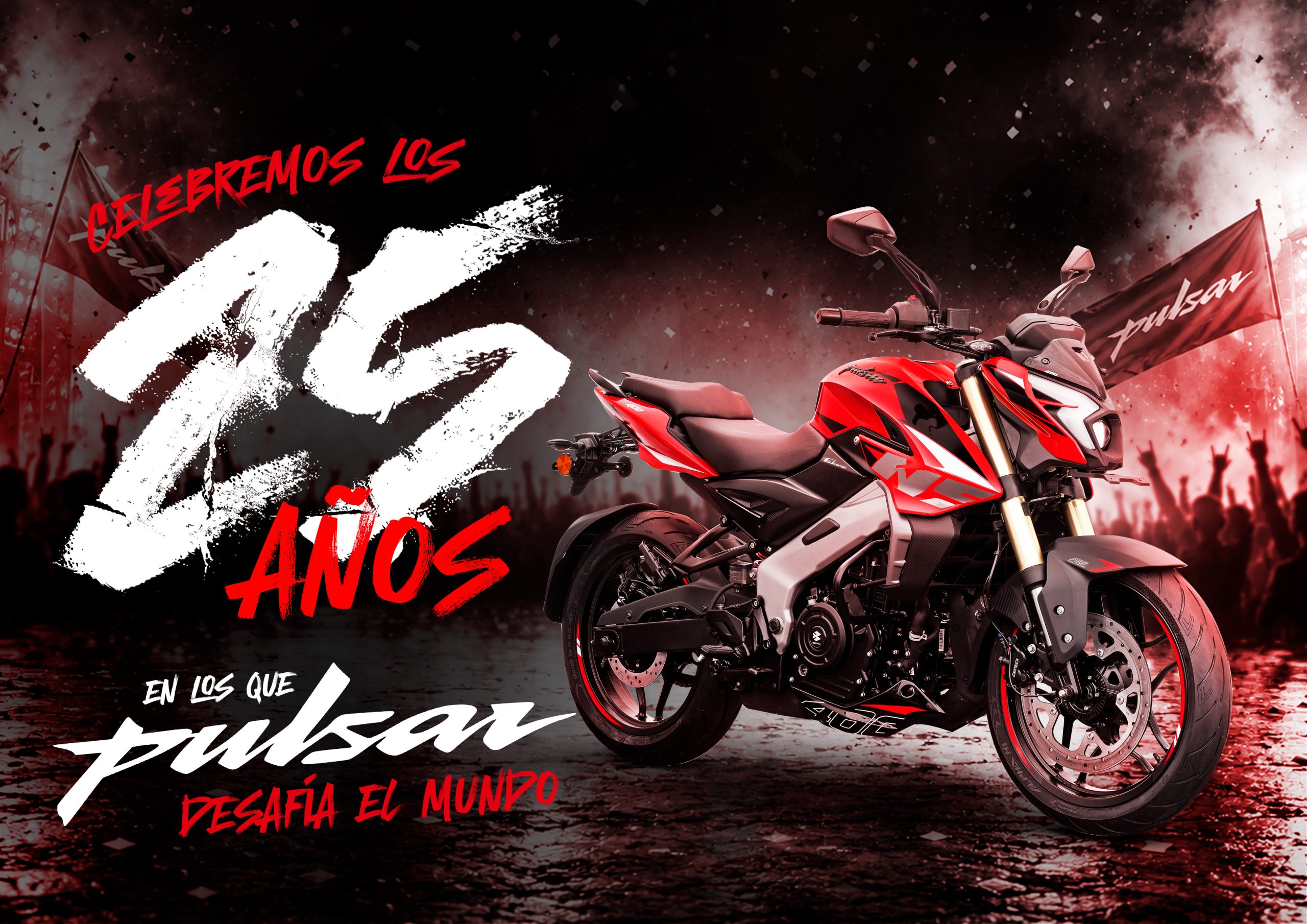 Pulsar celebra 25 años de historia junto a sus riders con la campaña global #MyPulsarStory