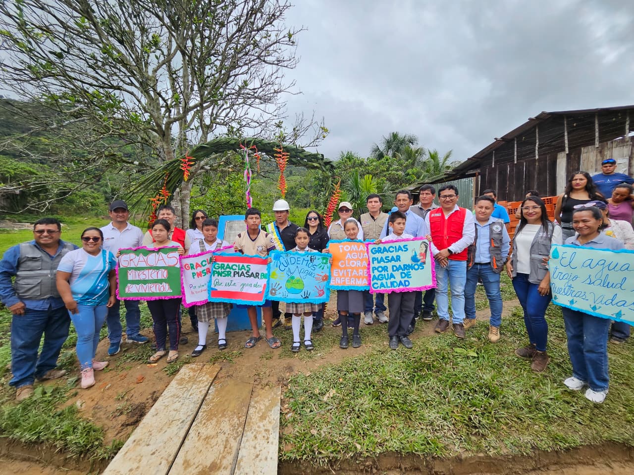 San Martín: Ministerio de Vivienda pone en funcionamiento obra de agua y saneamiento que beneficia a 118 habitantes de Pucararca